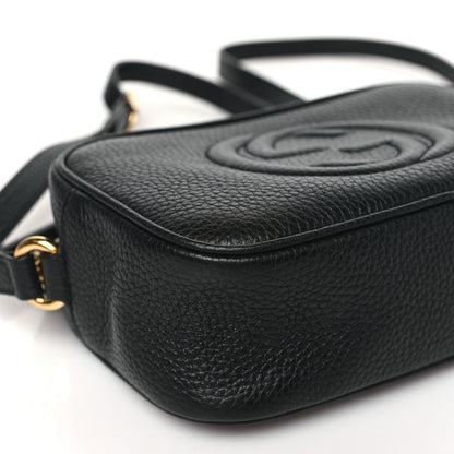 Gucci Pebbled Calfskin Mini Soho Disco Bag Black 9 of 10