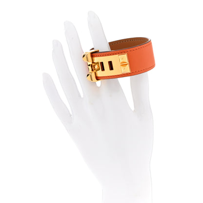 Hermes Swift Collier de Chien CDC 24 Bracelet T2 Orange 2 of 6