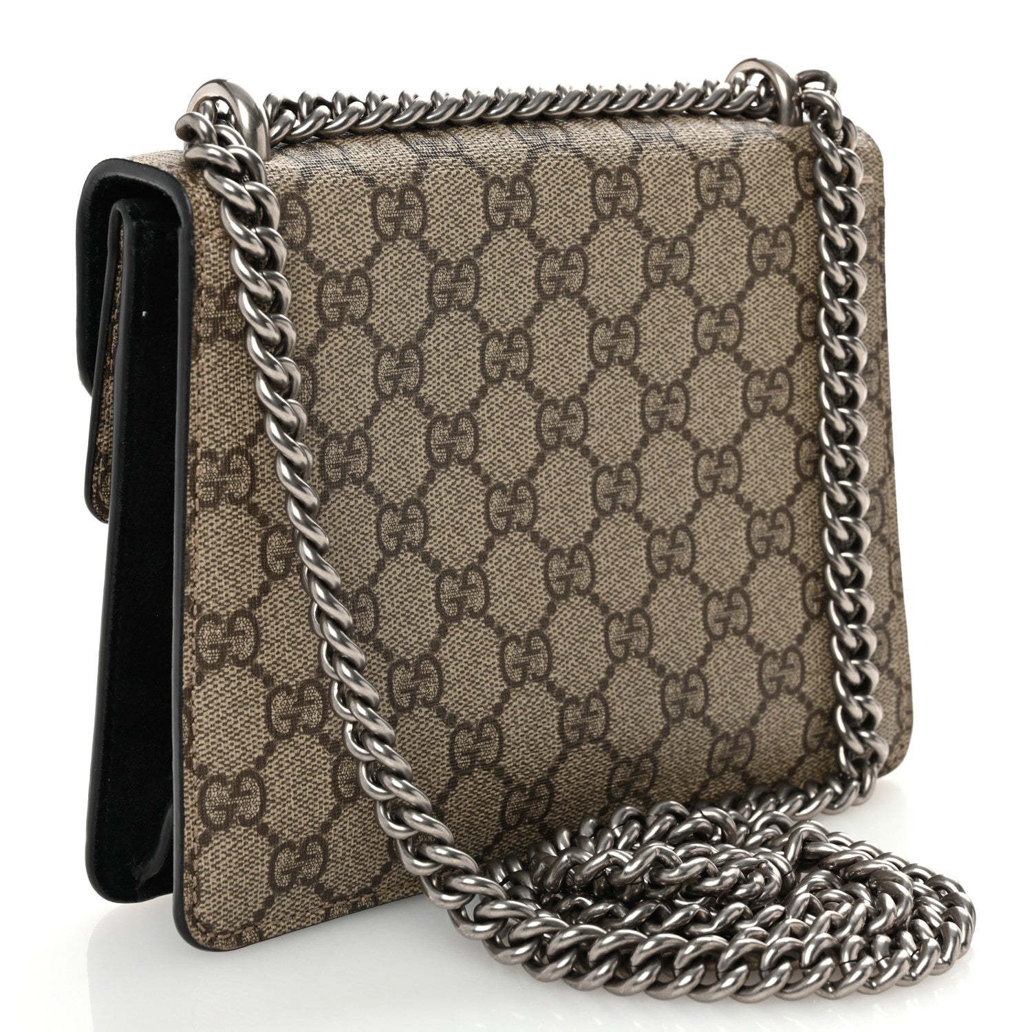 Gucci GG Supreme Monogram Mini Dionysus Shoulder Bag Black 3 of 11