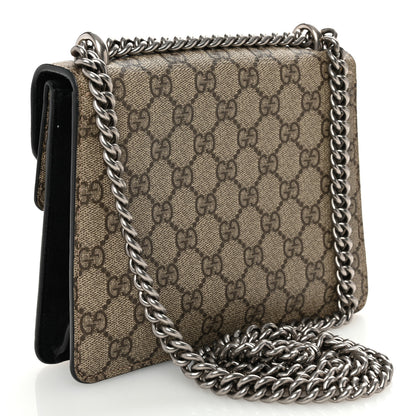 Gucci GG Supreme Monogram Mini Dionysus Shoulder Bag Black 3 of 11