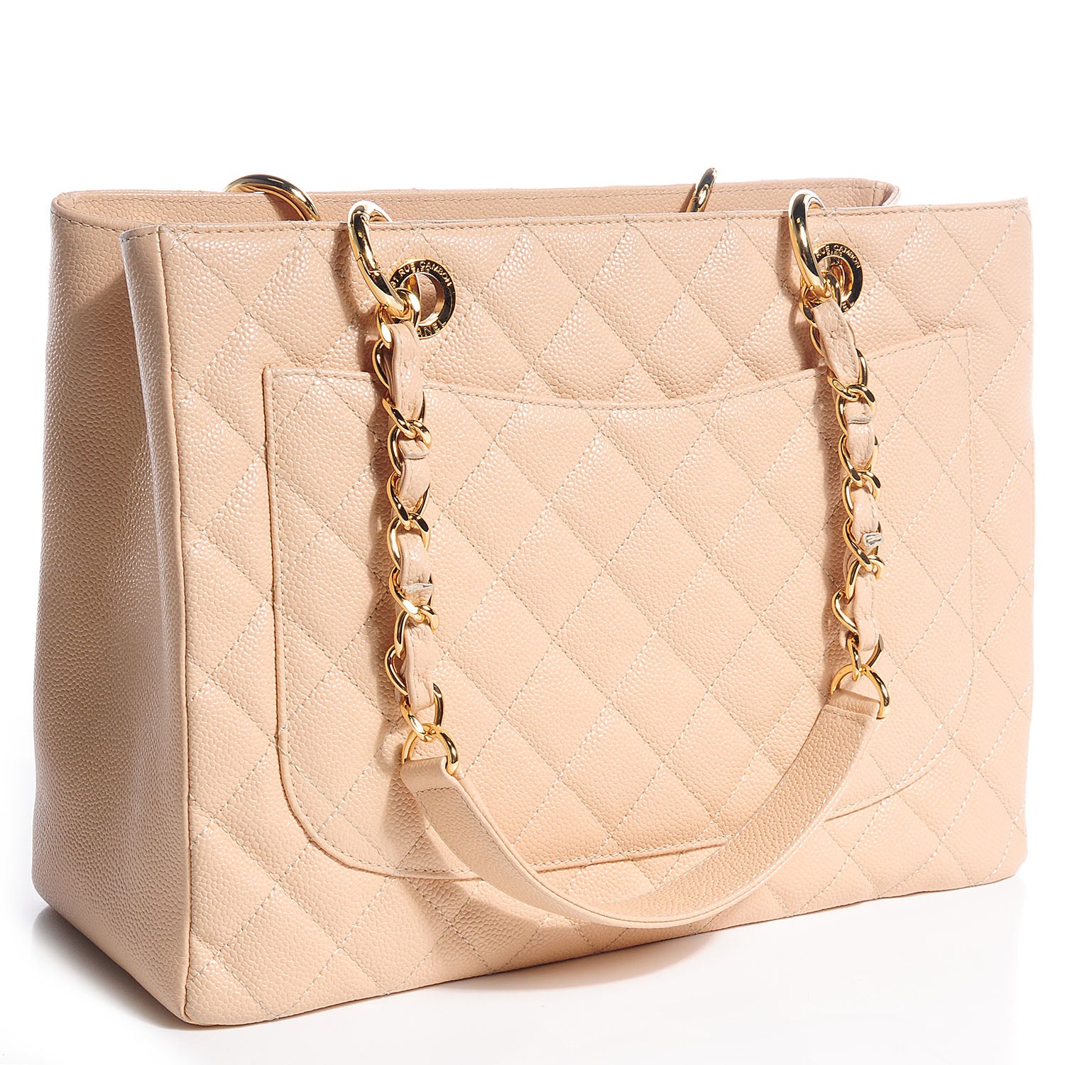 Chanel Caviar Grand Shopping Tote GST Beige Clair 3 of 8