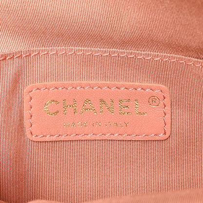 Chanel Tweed Front Pocket Backpack Black Pink 6 of 10