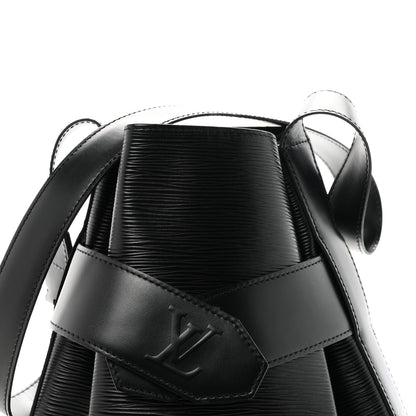 Louis Vuitton Epi Sac D'epaule Black 7 of 10