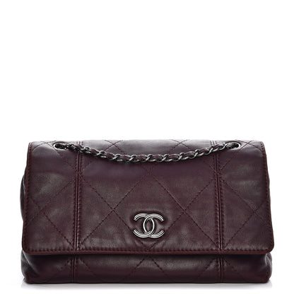 Chanel Lambskin Quilted Large Soft Touch Flap Burgundy 1 of 17