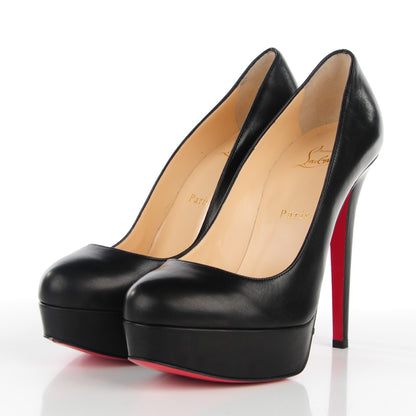 Christian Louboutin Nappa Bianca 140 Pumps 38.5 Black 3 of 7