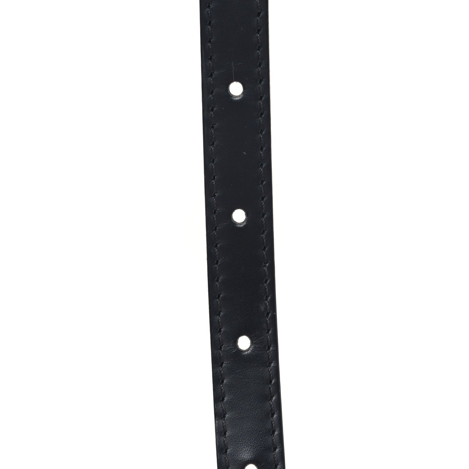 Louis Vuitton Calfskin 16mm Adjustable Shoulder Strap Black 3 of 3