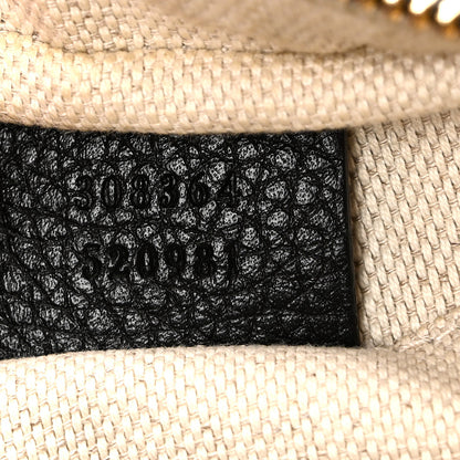 Gucci Pebbled Calfskin Small Soho Disco Bag Black 7 of 11