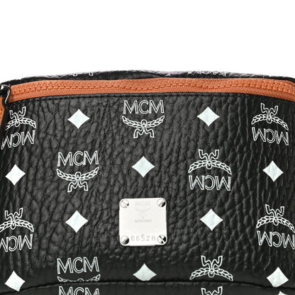 MCM Visetos 3 Pocket Belt Bag Black Cognac 7 of 9