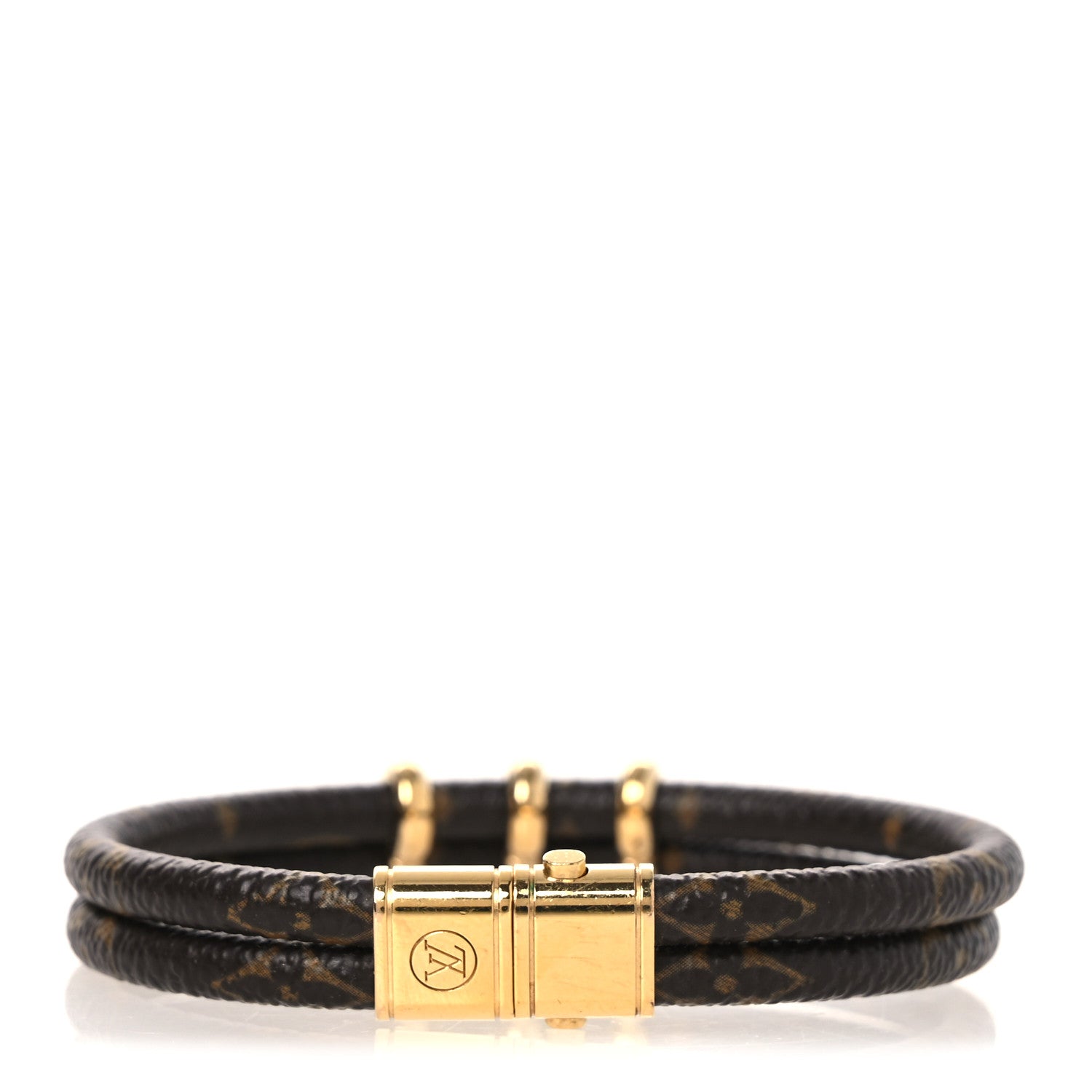 Louis Vuitton Monogram Keep It Twice Bracelet 3 of 5