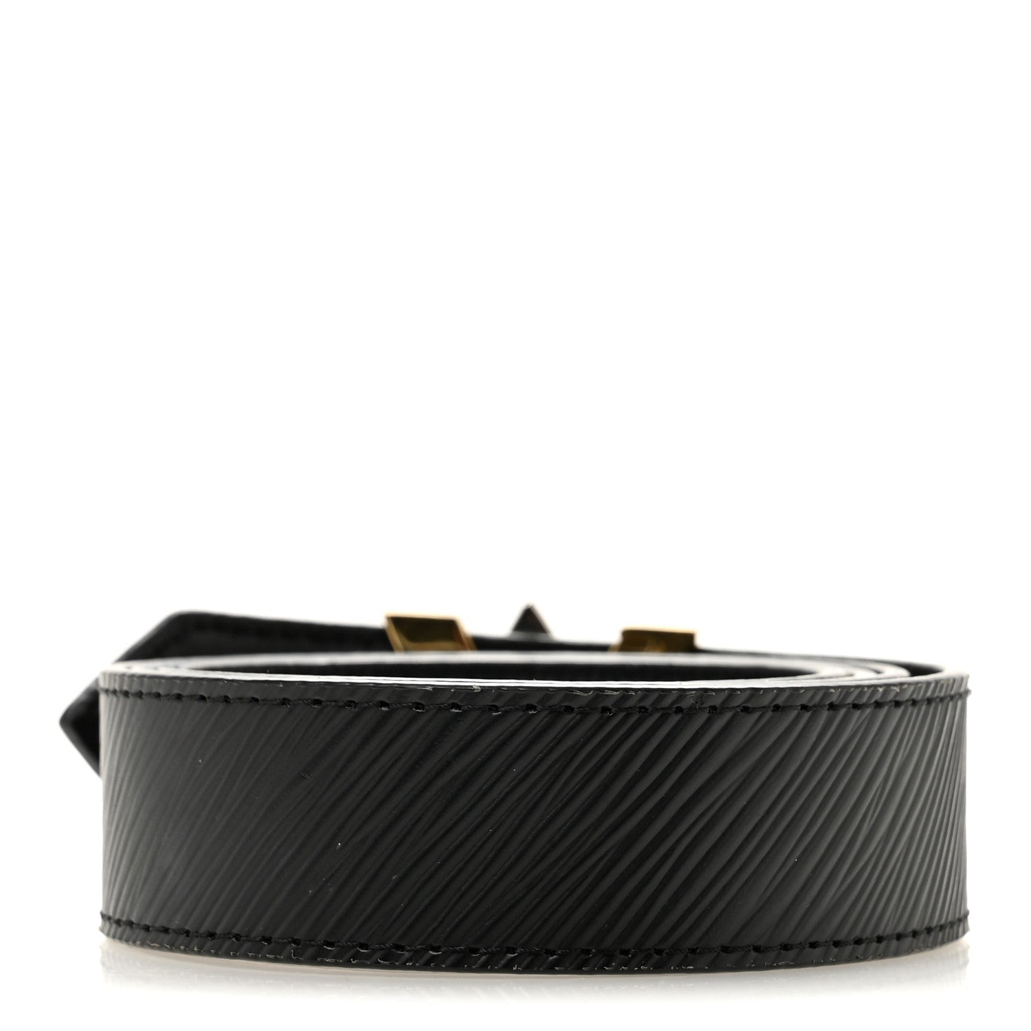 Louis Vuitton Epi 30mm LV Twist Belt 80 32 Black 2 of 9