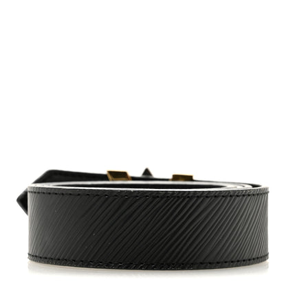 Louis Vuitton Epi 30mm LV Twist Belt 80 32 Black 2 of 9