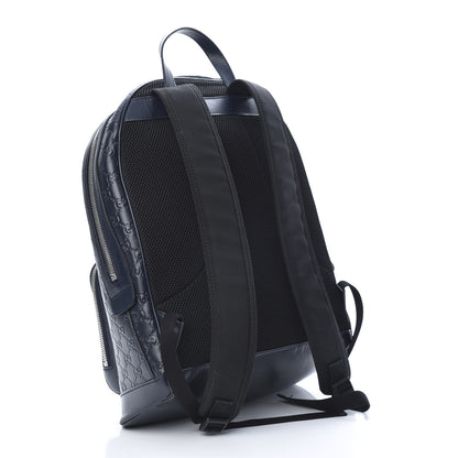 Gucci Guccissima Signature Day Backpack Blue 2 of 15
