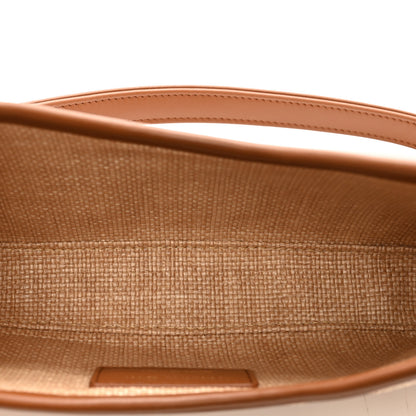 Christian Dior Raffia Macrocannage 30 Montaigne Avenue Hobo Natural 7 of 11