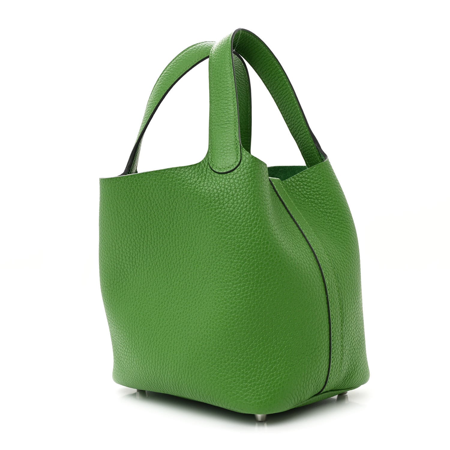 Hermes Taurillon Clemence Picotin Lock 18 PM Vert Yucca 3 of 12