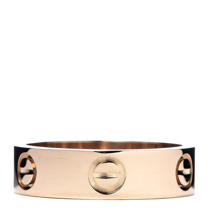 Cartier 18K Yellow Gold 5.5mm LOVE Ring 56 7.5 1 of 4
