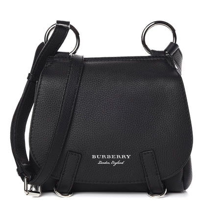 Burberry Soft Grain Calfskin Baby Bridle Saddle Bag Black 1 of 14