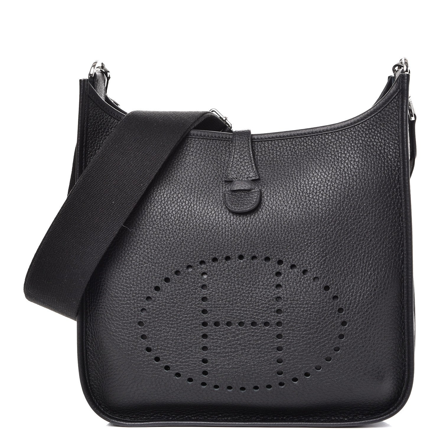 Hermes Taurillon Clemence Evelyne III PM Black 1 of 8
