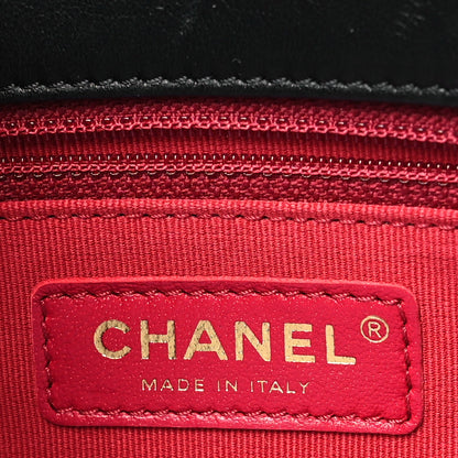 Chanel Lambskin Quilted Pearl Clutch Black 6 of 8