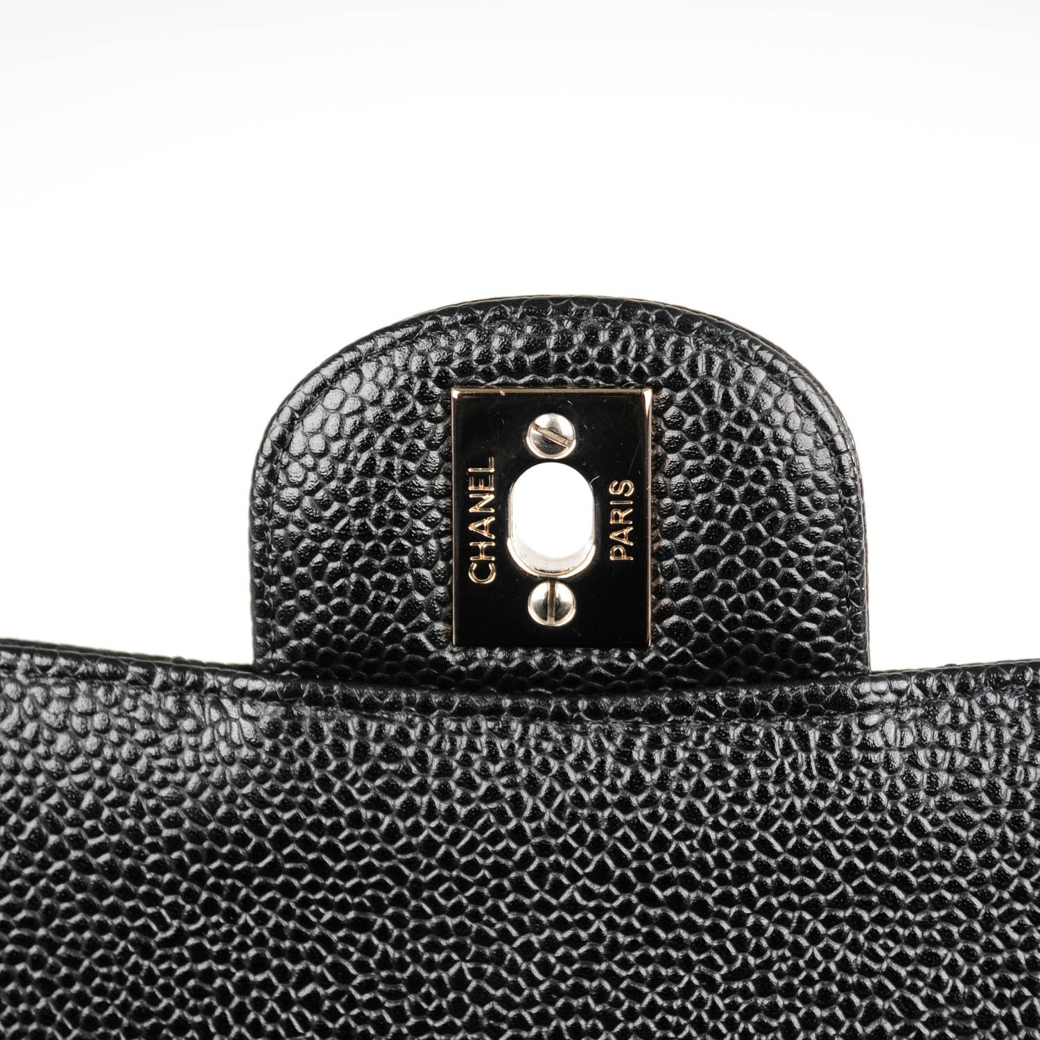Chanel Caviar Quilted Medium Double Flap Black 8 of 8