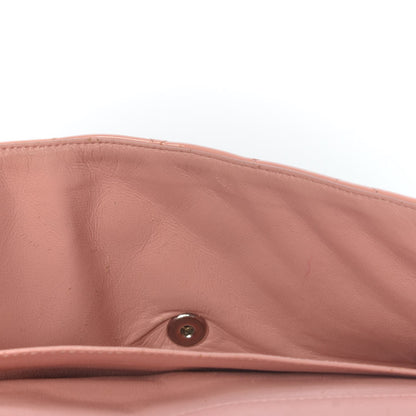Chanel Patent Quilted Clutch With Chain Flap Light Pink 9 of 15