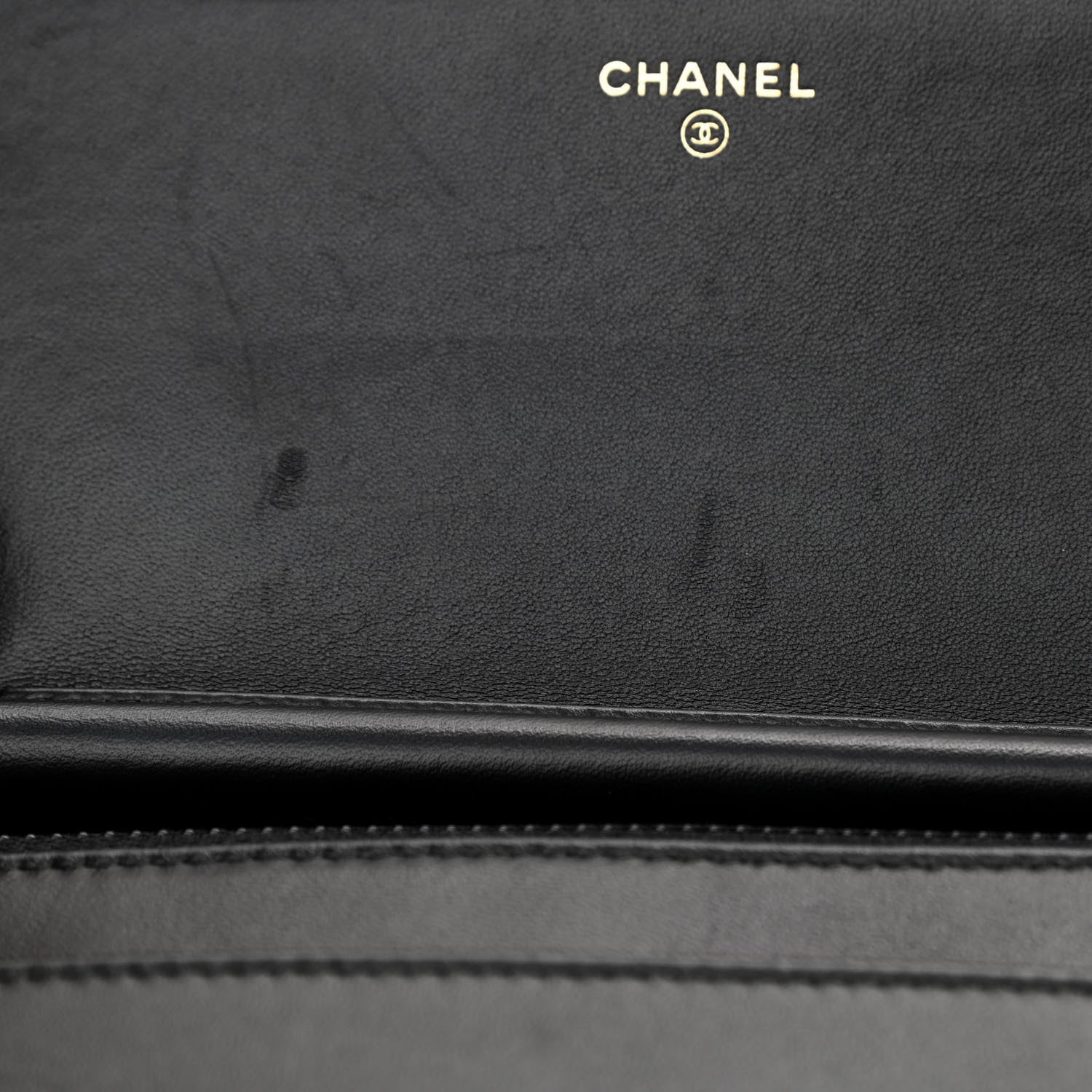 Chanel Orylag Lambskin Wallet On Chain Black 10 of 14