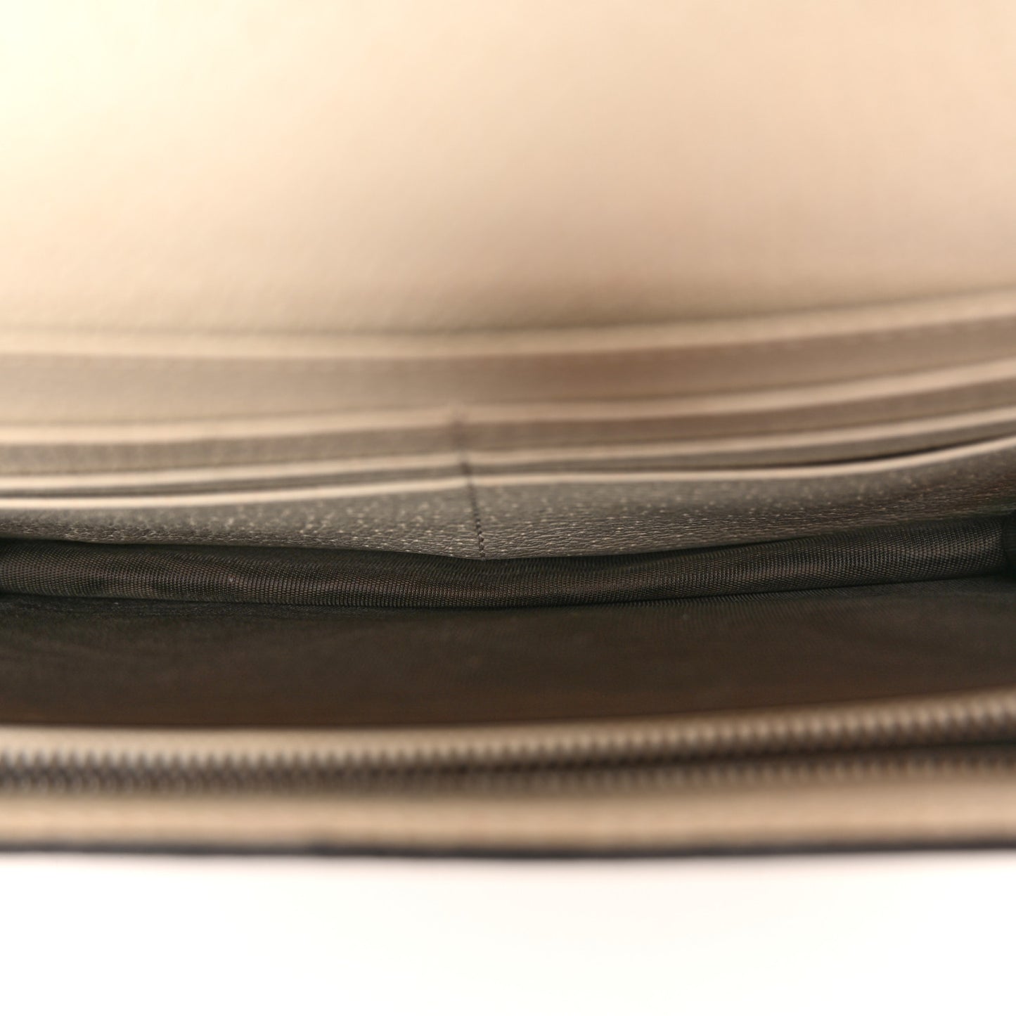 GG Supreme Monogram Web Queen Margaret Chain Wallet White