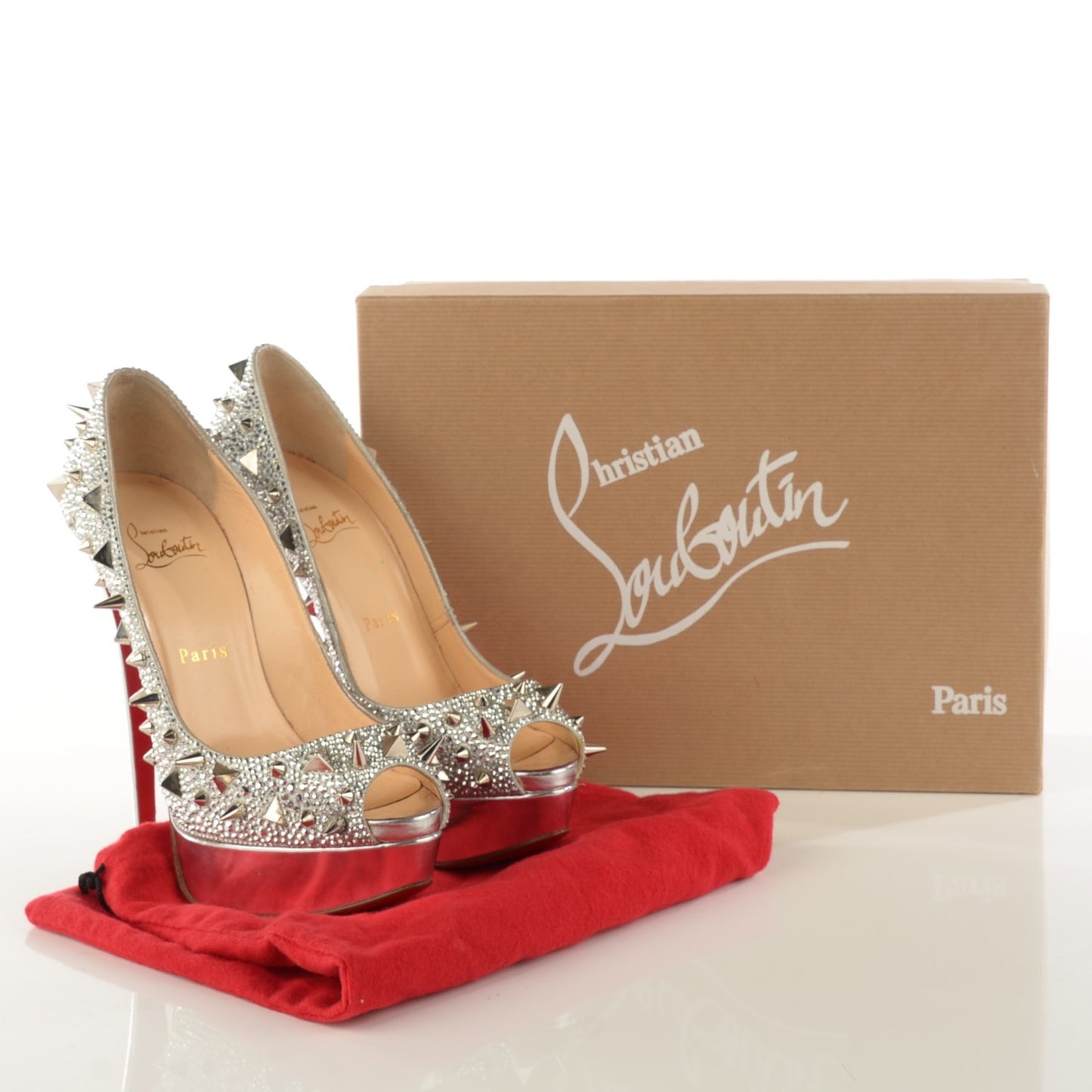 Strass Very Mix 150 Pumps 37 Silver
