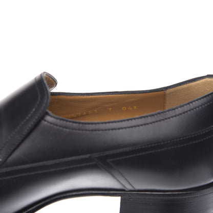 Gucci Calfskin Mens Classic Logo Loafers 7 Black 6 of 9
