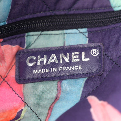 Chanel Canvas Quilted Jungle Jeans Flap White Multicolor 6 of 10