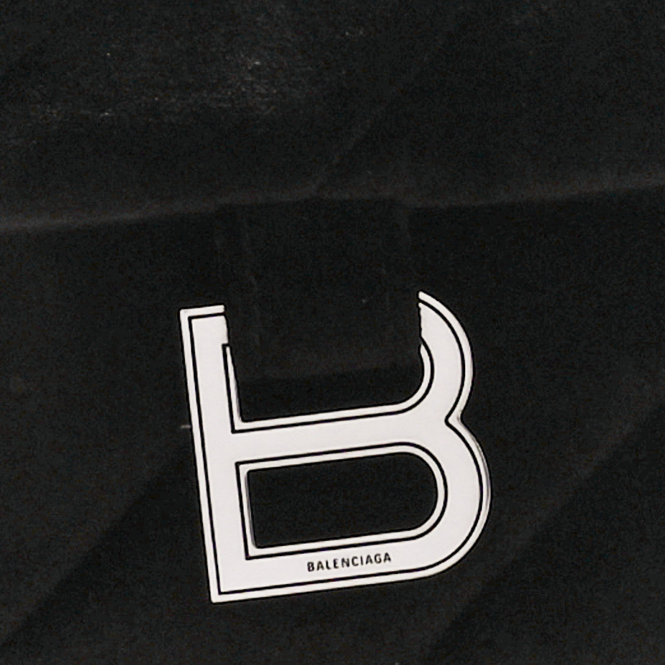 Balenciaga Crushed Velvet Quilted Medium Crush Chain Bag Black 8 of 10