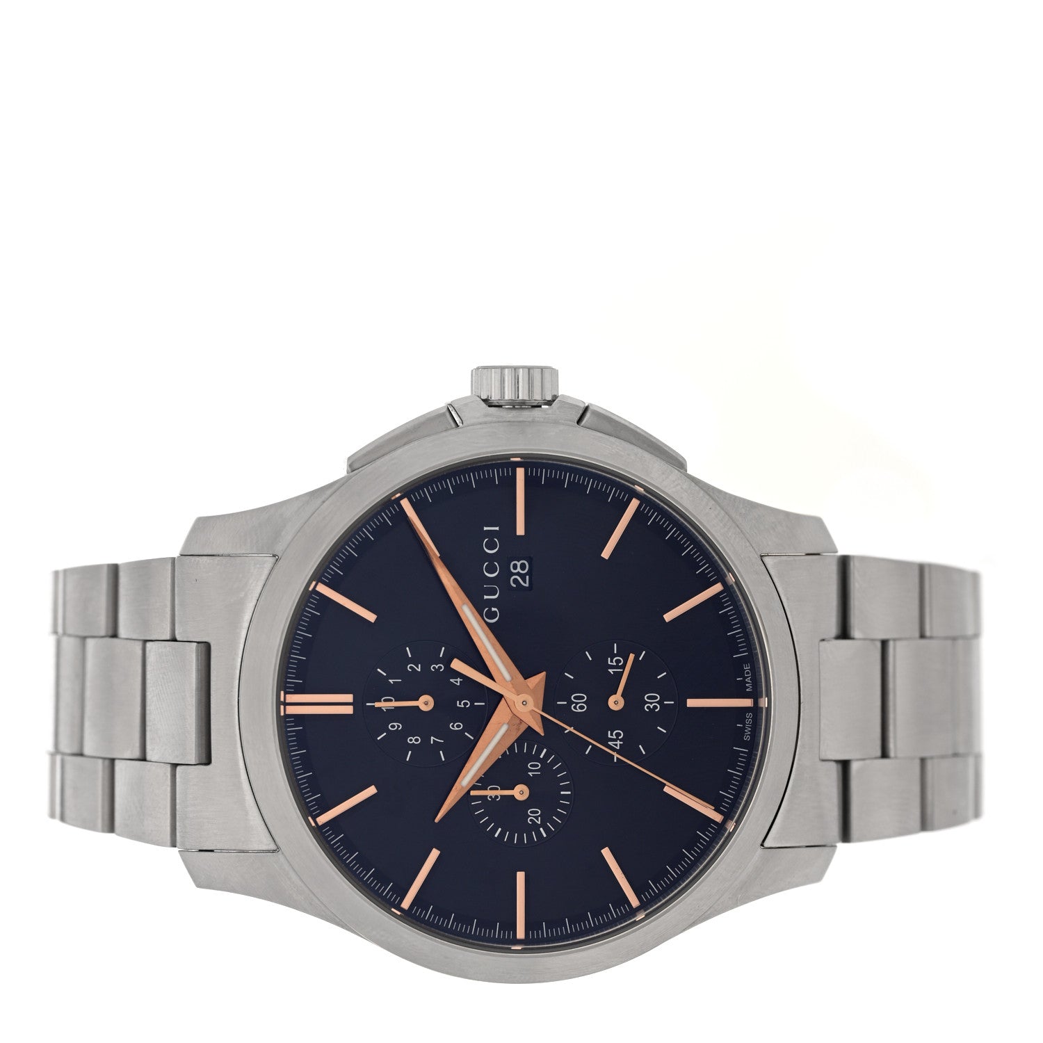 Gucci Stainless Steel 44mm G-Timeless Chronograph Quartz Watch