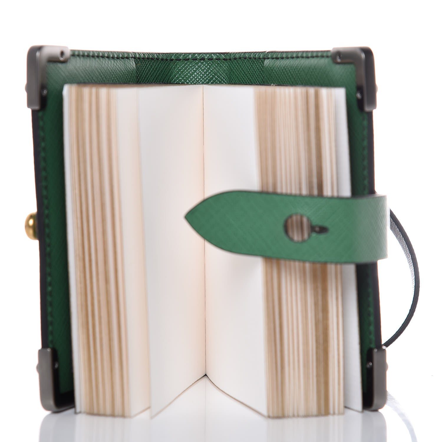 Prada Saffiano Cahier Trick Notebook Biliardo Black 5 of 8