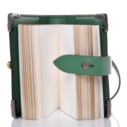 Prada Saffiano Cahier Trick Notebook Biliardo Black 5 of 8