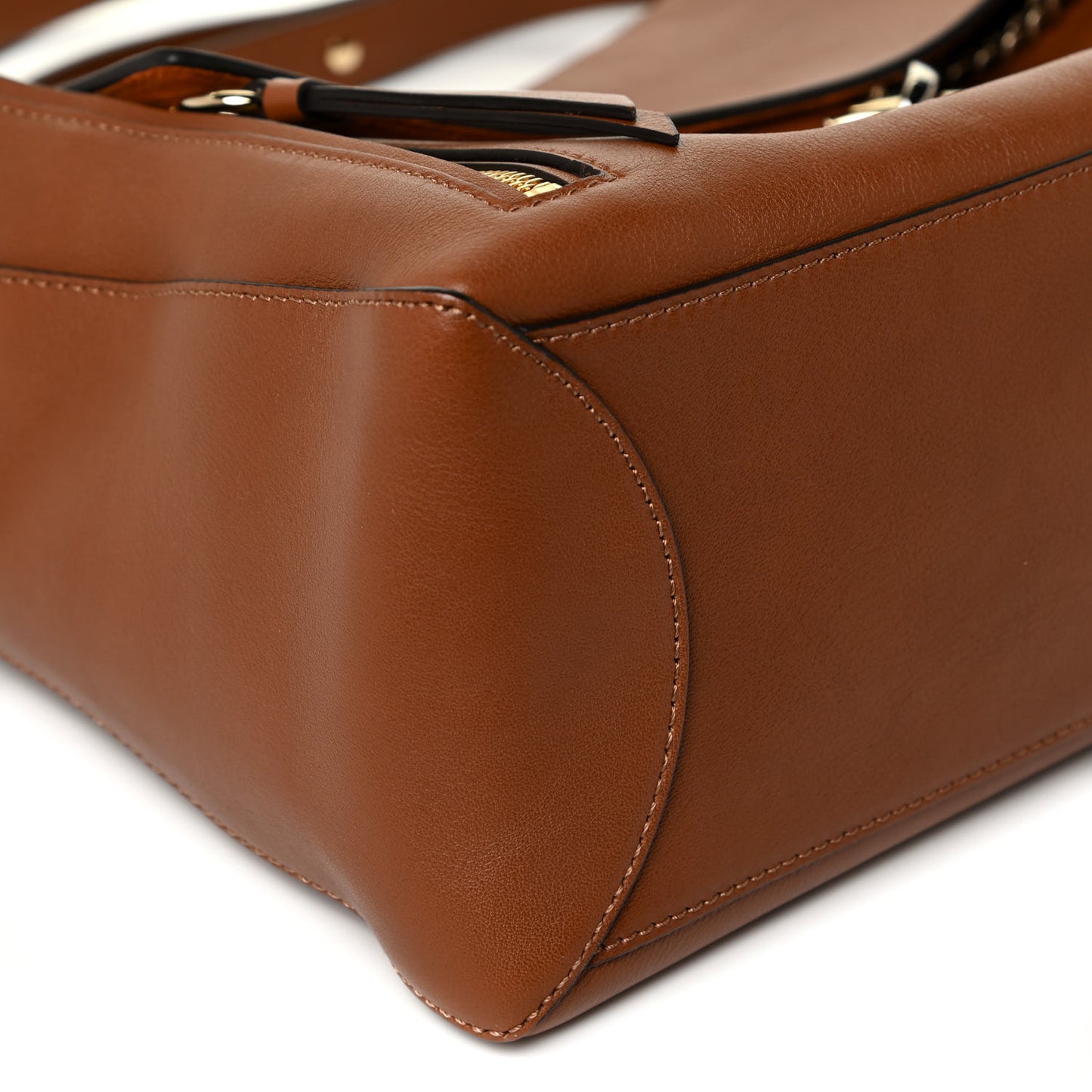 Calfskin Medium Faye Day Shoulder Bag Tan