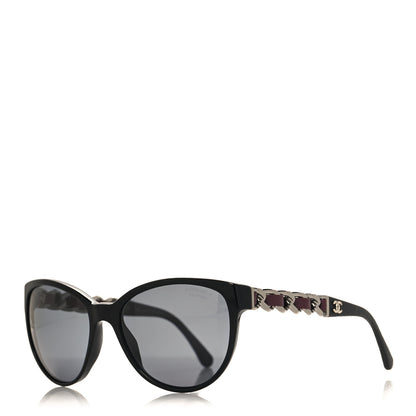 Chanel Acetate Lambskin CC Chain Sunglasses 5215-Q Brown 1 of 7