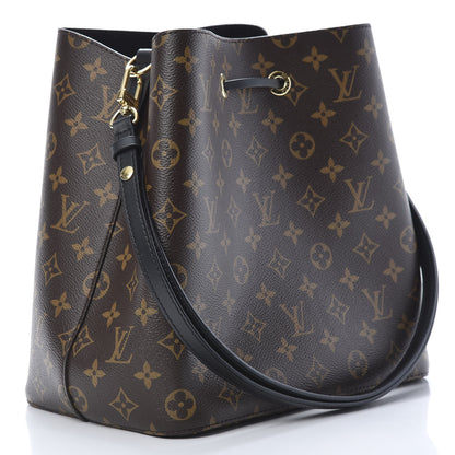 Louis Vuitton Monogram Neonoe MM Black 3 of 10