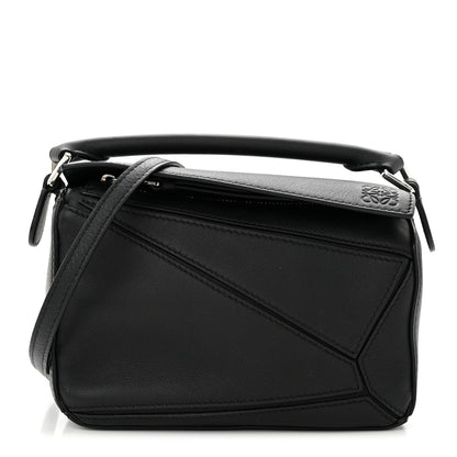 Loewe Calfskin Mini Puzzle Bag Black 1 of 9
