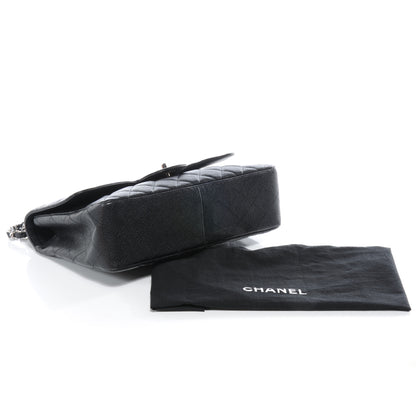 Chanel Caviar Jumbo Single Flap Black 4 of 7