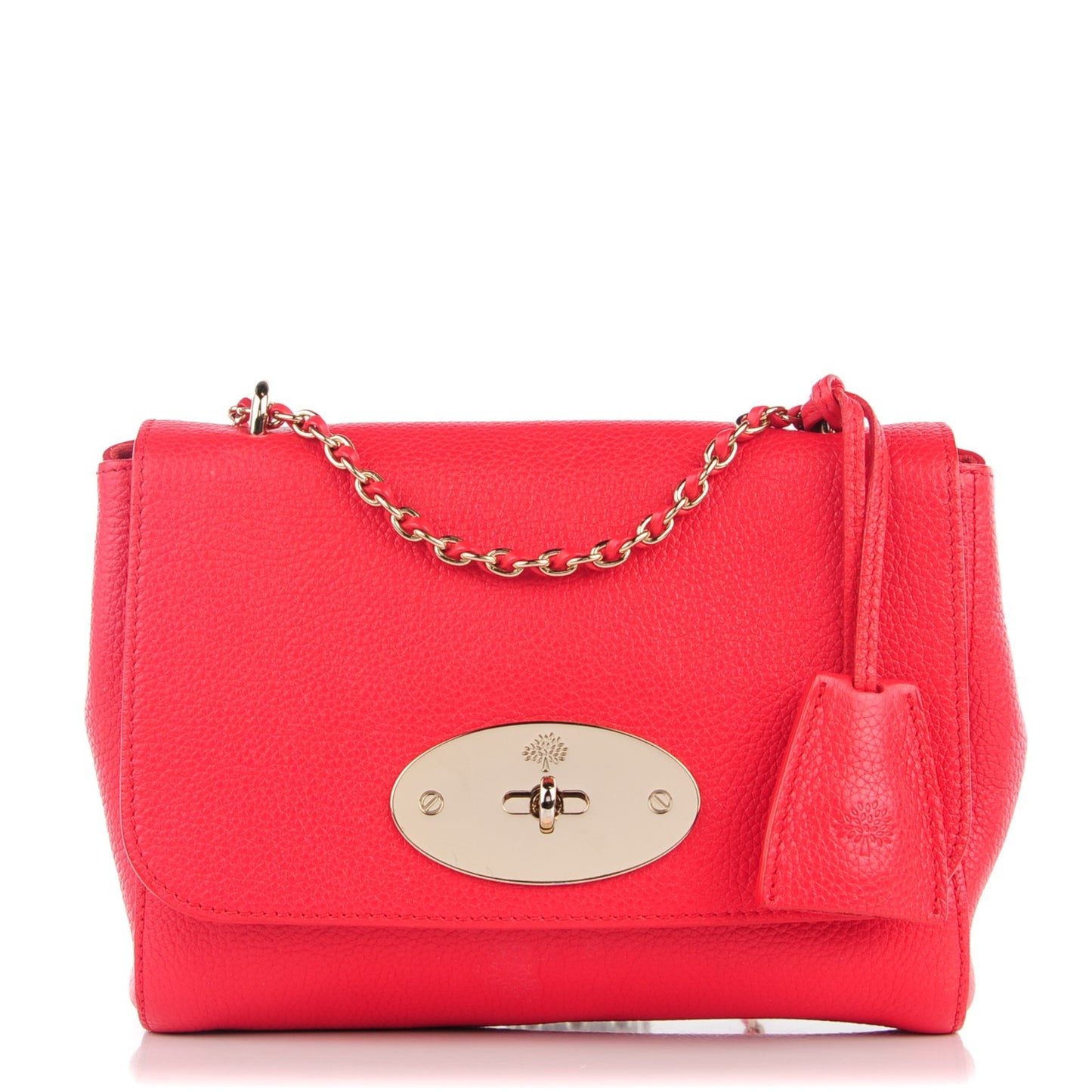 Classic Grain Calfskin Small Lily Hibiscus