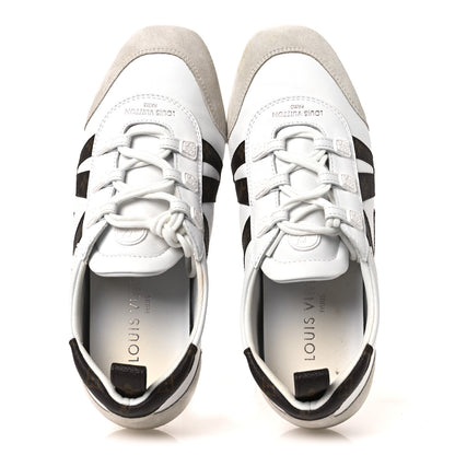 Louis Vuitton Monogram Calfskin Womens LV Sneakerina 37 White 2 of 12