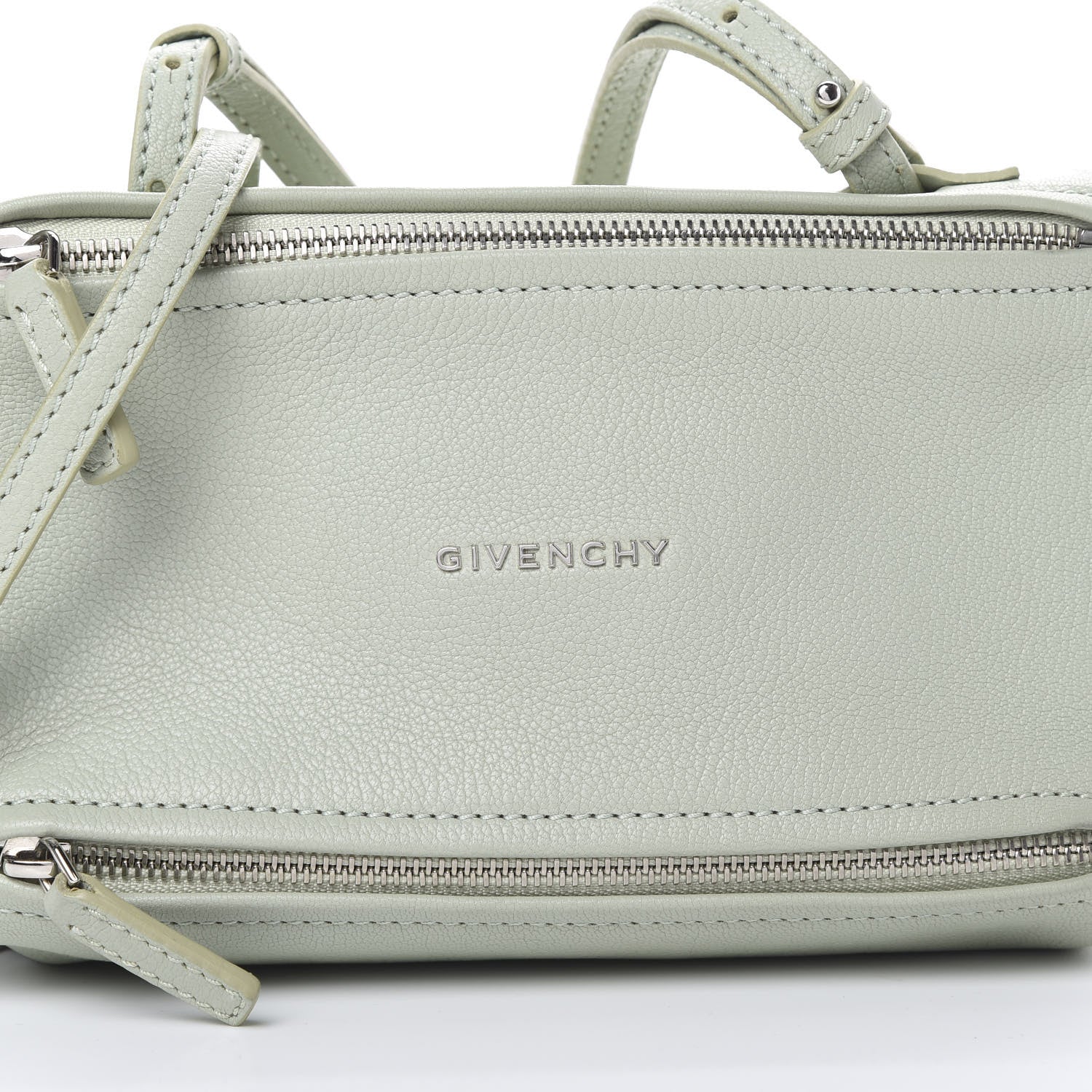 Givenchy Sugar Goatskin Mini Pandora Aqua Green 9 of 13