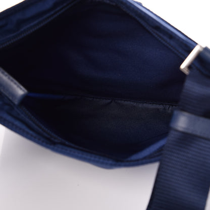 Prada Tessuto Nylon Flat Messenger Bag Royal Blue 5 of 9