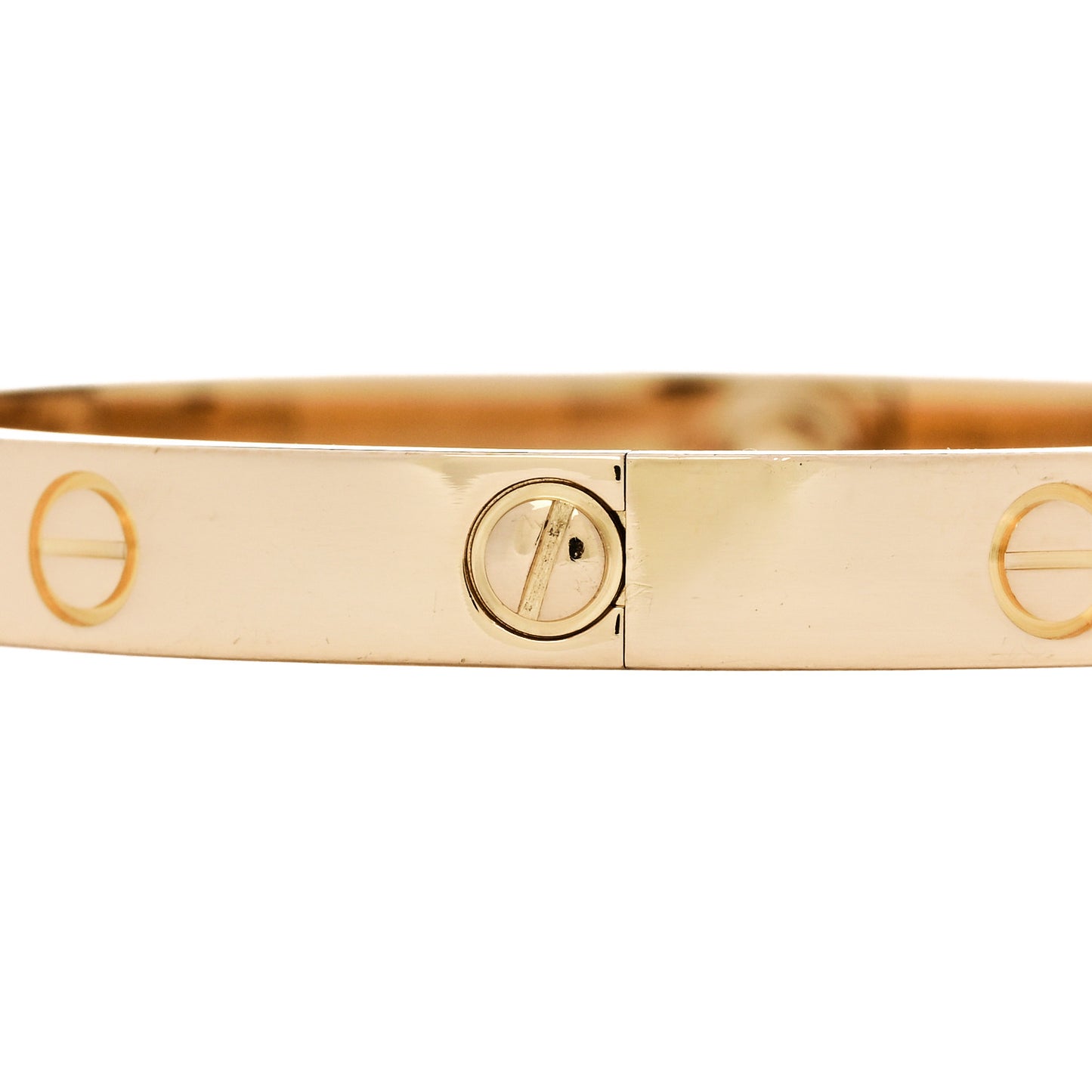 18K Yellow Gold LOVE Bracelet 17