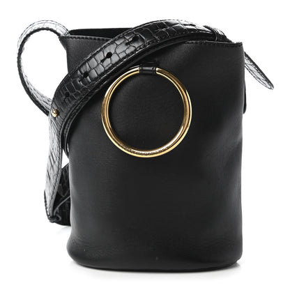 Stella McCartney Alter Nappa Medium Ring Bucket Bag Black 1 of 9
