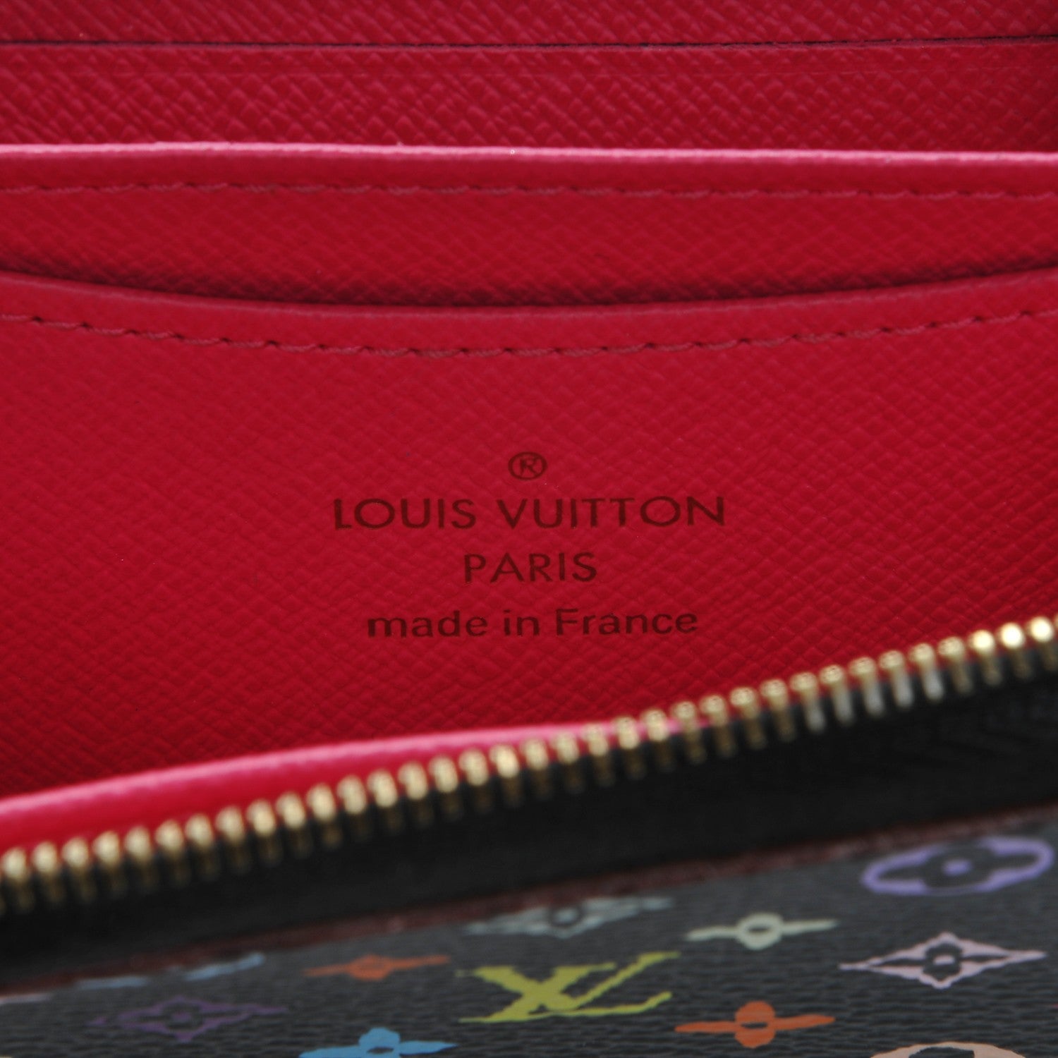 Louis Vuitton Monogram Multicolor Zippy Coin Purse Black Grenade 6 of 6