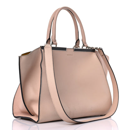 Fendi Vitello Dolce Shiny Nappa Petite 3Jours Tote Beige Chantilly 3 of 25