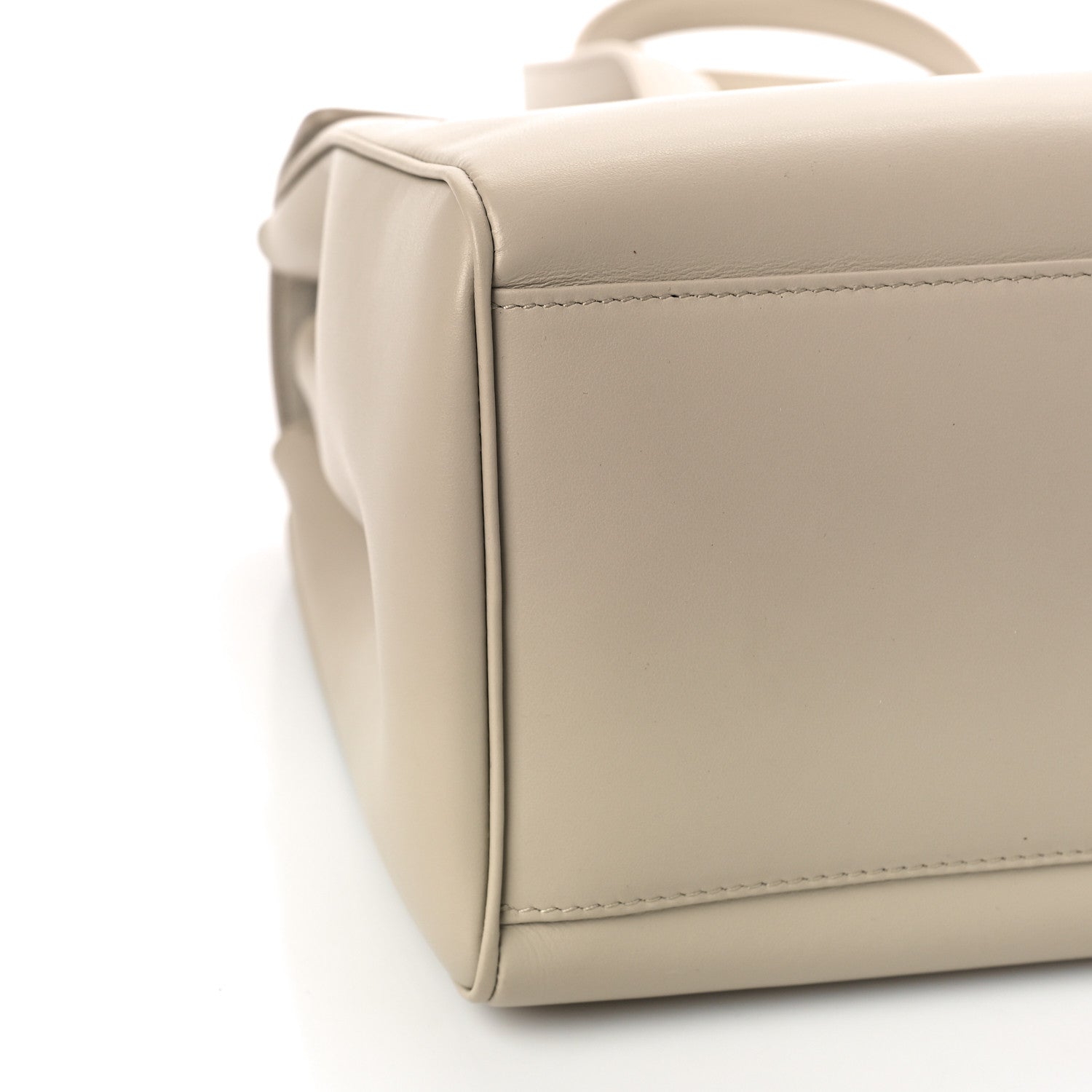 Celine Calfskin Medium Soft 16 Bag Light Grey 7 of 10