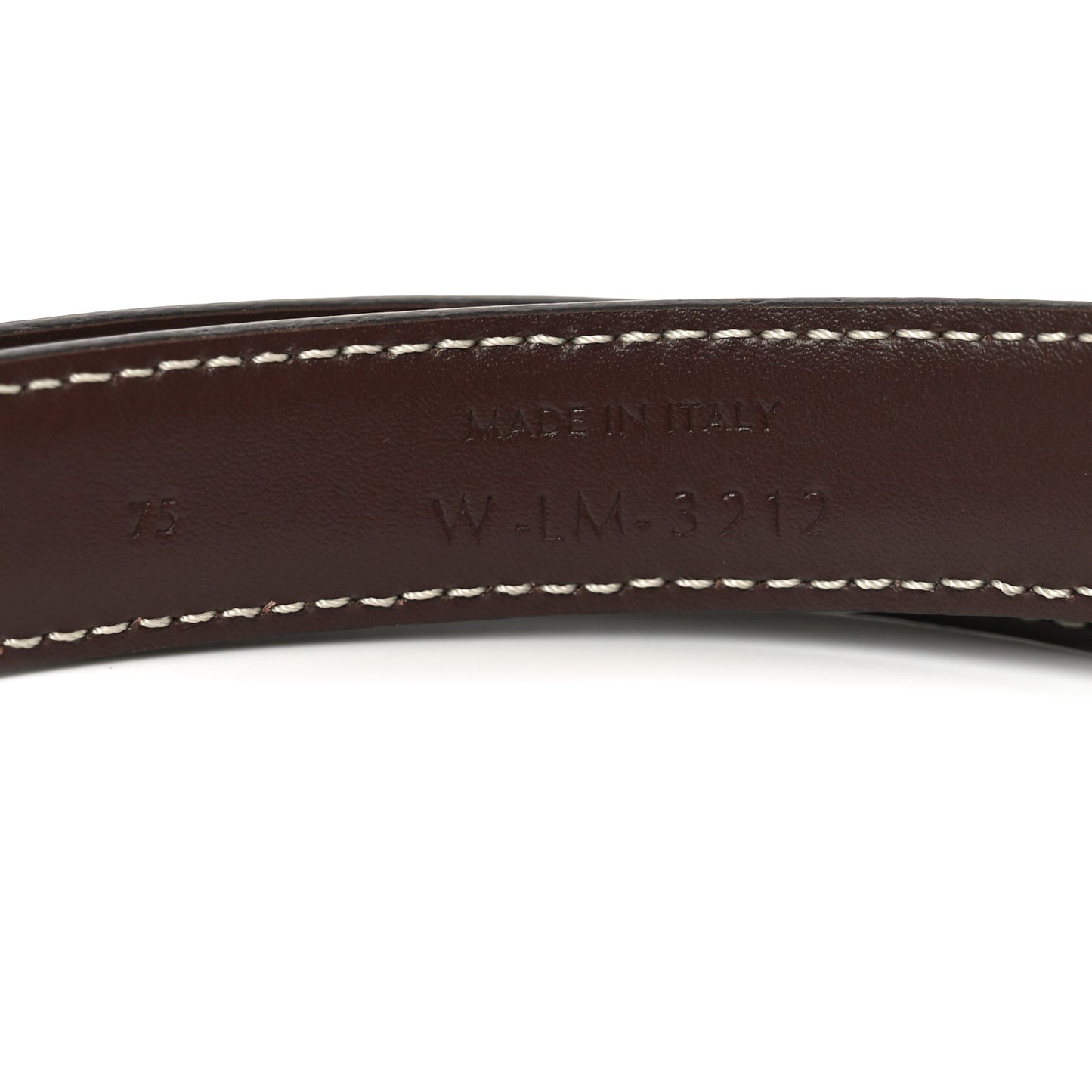 Box Calfskin Small 18mm Triomphe Belt 75 30 Chestnut