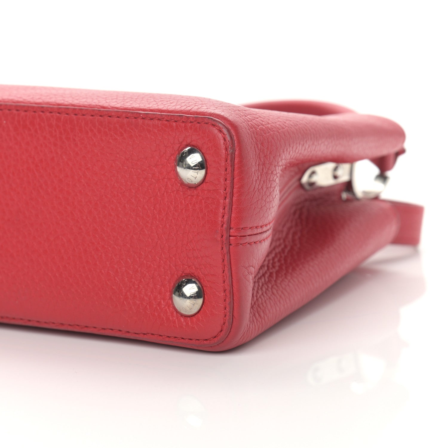 Louis Vuitton Taurillon Capucines BB Scarlet Red 8 of 14