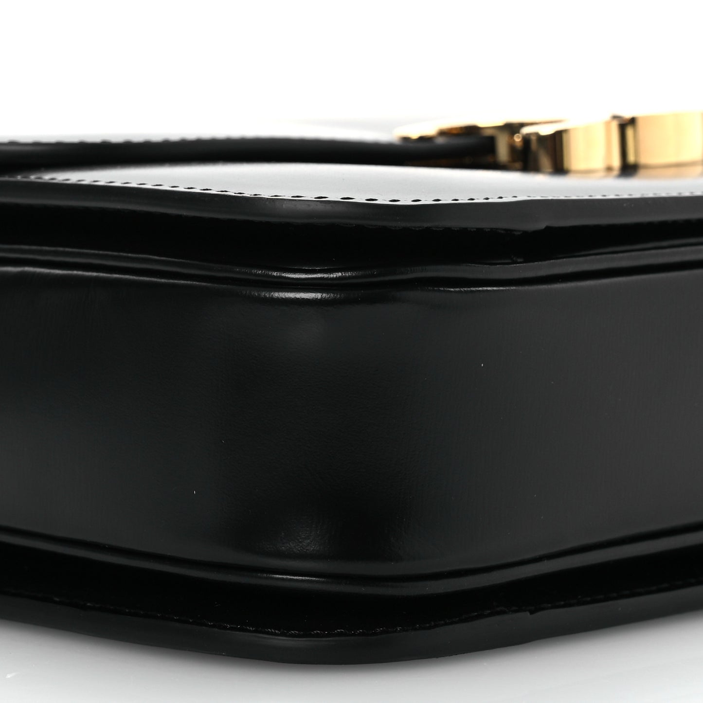 Shiny Calfskin Medium Triomphe Black